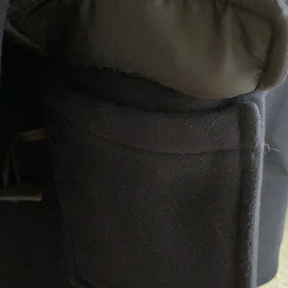 Made in England wool duffle coat with horn toggles - Picture 12 of 16